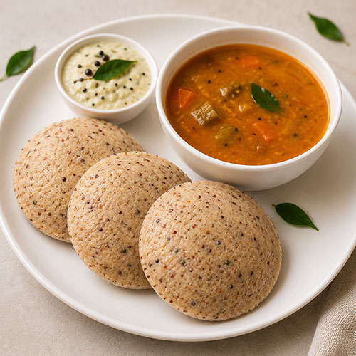 Traditional Sambar Idly