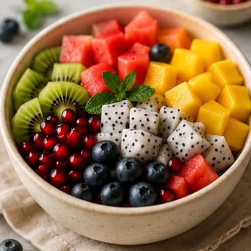 Greek Yogurt Fruit Bowl